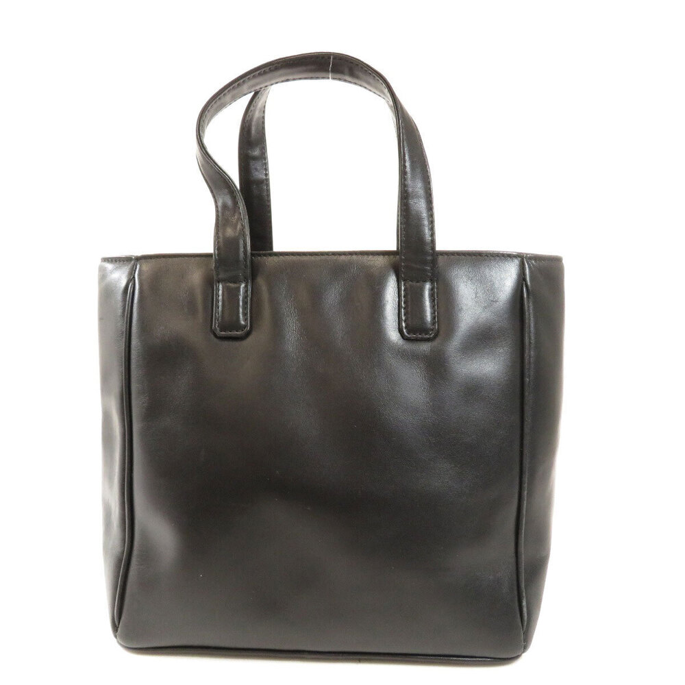 Dior Christian charm handbag calfskin Black